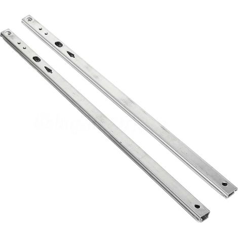 1 paire de glissières à billes pour tiroir, micro-rails pliables en 17 (1/5)