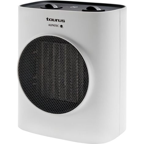Radiateur souflant céramique 1500W, PTC System, thermostat, 2 intensités, fonction ventilateur, silencieux, anti-basculement, protecteur thermique, jusqu'à 20m2 (1/3)