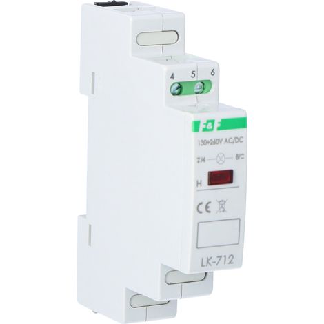 Lámpara modular monofásica roja 130-260V CA/CC LK-712R-130-260V (1/3)