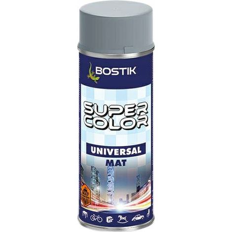 Vernice spray universale Bostik Super Color, grigio opaco, 400 ml (1/2)