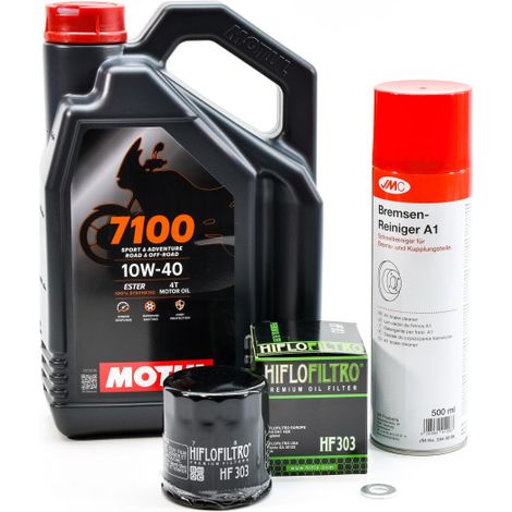 Kit Entretien Vidange pour KAWASAKI Z 900 de 2017 à 2025 - MOTUL 7100 10W40 4L