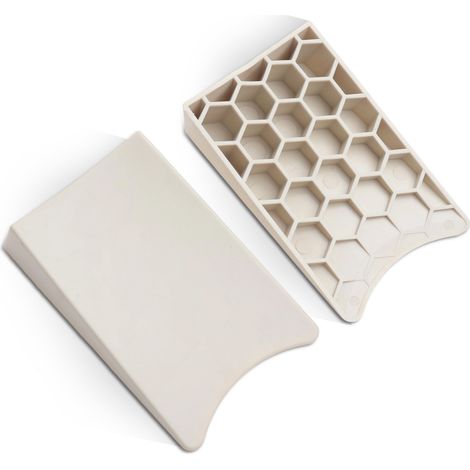 Tope de puerta, de goma resistente, a prueba de arañazos, para suelos de madera y baldosas, apto para uso en interiores en oficinas y escuelas. (1/5)