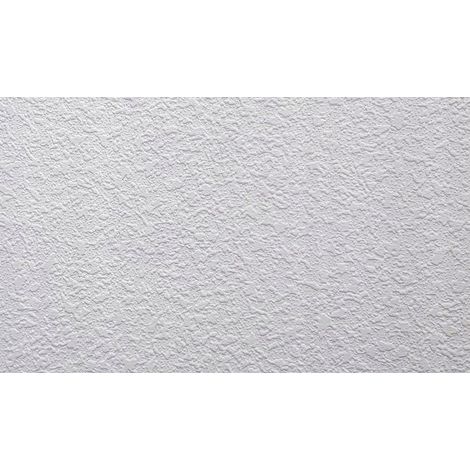 Papel pintado vinílico pintable sobre tejido no tejido, con textura de piel de cordero, blanco, 10 m