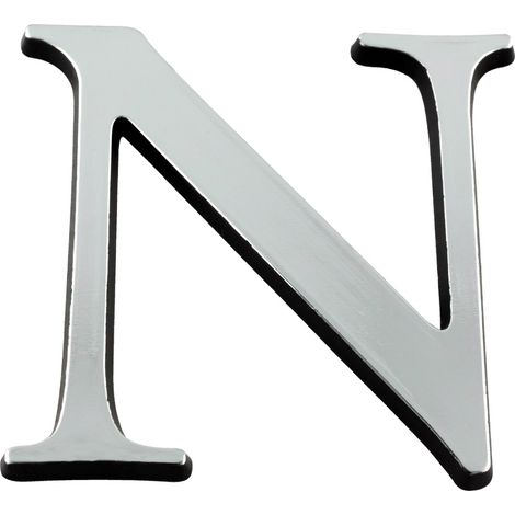 Lettre N Argent Hauteur 40mm - 4621869 (1/2)