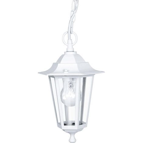 Außenpendelleuchte, Aluminium, Klarglas, IP44, E27, Garten (1/3)