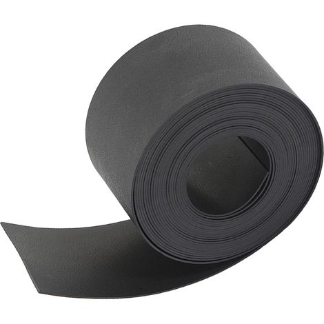 Bordure de jardin PE noir 12cm x 10m x 2mm pour aménagement extérieur, lisière paysagère (1/5)