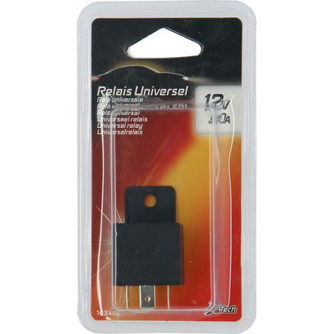 CARTEC Relais universel 4 broches 12V 30A (1/2)