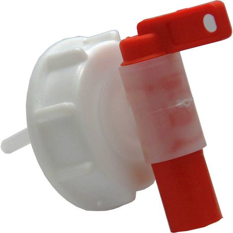 Raccord femelle Din61 - s60x6 avec robinet aeroflow (1/2)