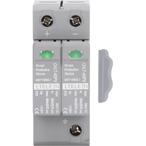 2P photovoltaic surge protection device, high precision, stable performance, DC600V surge arrester (1/5)