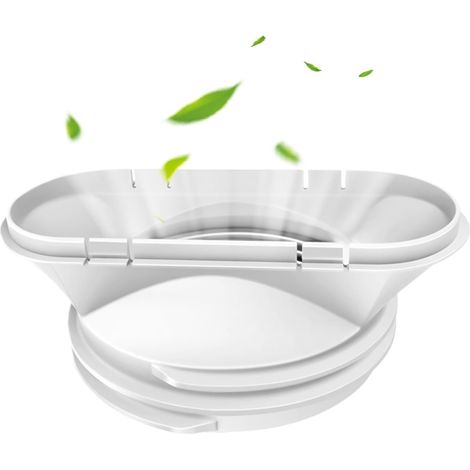 Raccord de tuyau de climatisation portable, adaptateur de tuyauterie CVC mobile Adaptateur de tuyau d'évacuation de climatisation pour la maison, l'atelier, l'hôtel, l'appartement, la chambre, le sal (1/5)