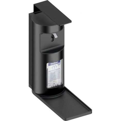 Keuco Plan - Dispensador de jabón/desinfectante, 500 ml, de pared, negro 34954370100 (1/2)