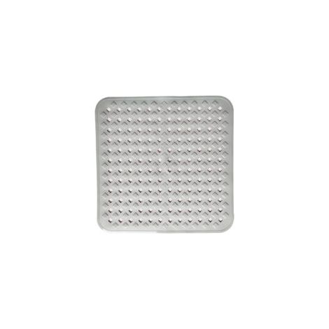 Tappetino antiscivolo per doccia e vasca da bagno 53 x 53 cm, superficie antiscivolo quadrata. - Crezuo