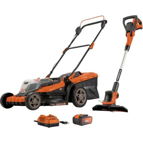 Dual Power Powerplus Jeu d'outils de jardin brushless POWDPG75622 - 2 articles - incl. batterie 2x20V 5.0/2.5Ah et chargeur - 2 acc.