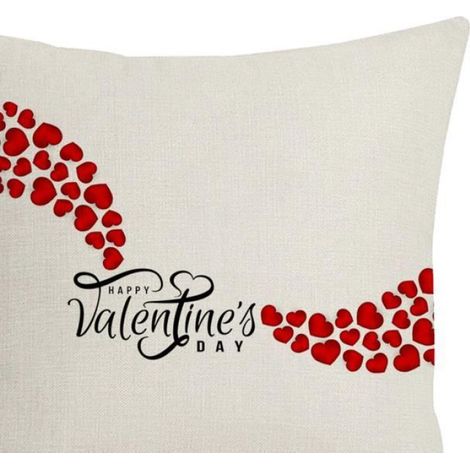 Taie Doreiller - Lin - 45 x 45 cm - Fermeture Eclair Cachee - Decoration Canape - 1 Piece (1/4)