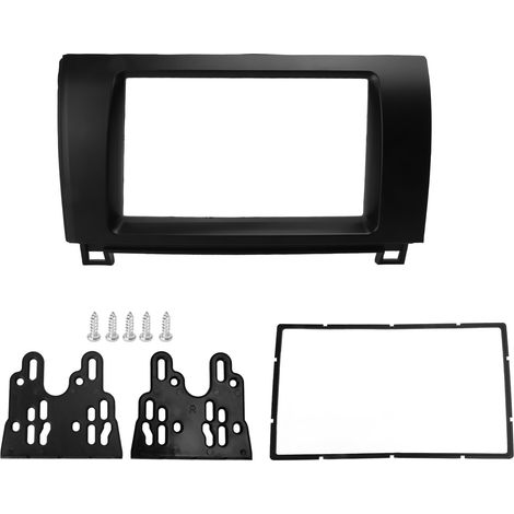 Kit de remplacement cadre fascia pour installation autoradio 2DIN ABS, panneau de navigation pour Sequoia Tundra 08‑13 (1/5)