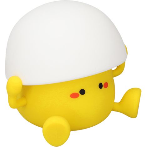 Veilleuse silicone œuf forme adorable ludique rechargeable pour sommeil et allaitement chambre enfant (1/5)