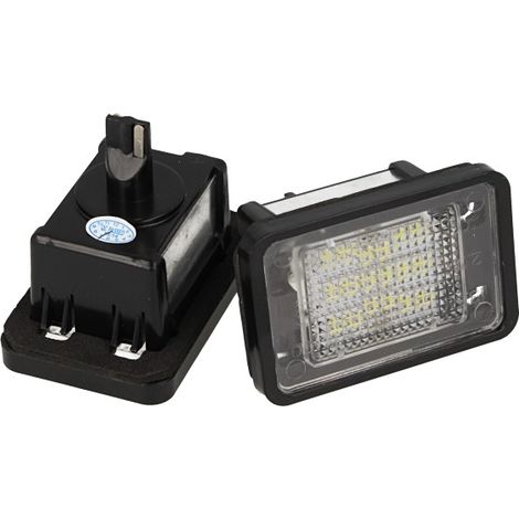 Kit Luci Targa Led Mercedes Benz GLK X204 200 220 250 280 300 320 350 Colore Bianco (1/3)