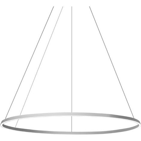 LEDS C4 Circular Luminaire encastré vers le bas, 206 cm, blanc domestique, LED 108 W, 4000 K, gradation Dali