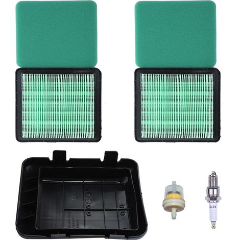 Filtre à air, bougie et couvercle de nettoyage pour tondeuse pour moteur Honda GCV135 GCV160 GCV190 HRB216 HRB217 HRR216 HRS216 HRT216 HRX217