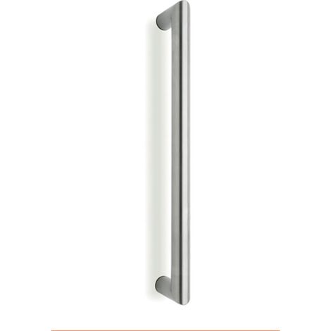 Bricard – Poignée de tirage rectangulaire inox 200 mm – Acier inoxydable résistant à la corrosion – Pour portes en bois, métal ou aluminium – Usage intérieur et extérieur (1/5)