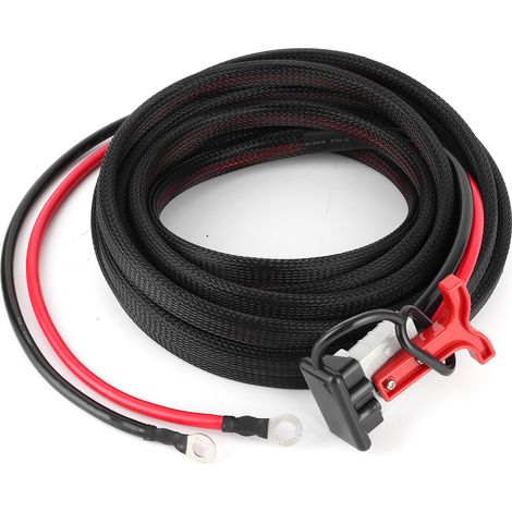 Câble de connexion de batterie de 6 m (19,7 pi) 600 W 50 A, connecteur SMH vers borne de type O, pour camping-cars et caravanes (1/5)