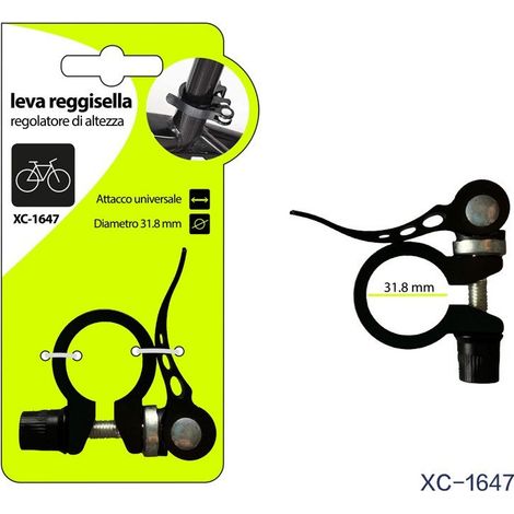 Trade Shop - SATTELSTÜTZENHEBEL MIT HÖHENVERSTELLER UNIVERSAL-FAHRRADHALTERUNG 31,8 MM XC-1647 -