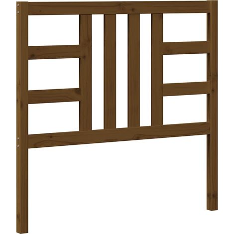 Maison Exclusive - Testiera per Letto Ambra 106x4x100 cm in Legno Massello di Pino
