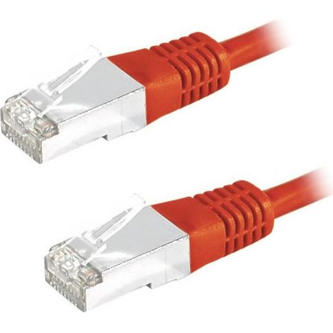 Cordon RJ45 S/FTP CAT 6 Rouge - 5,00m
