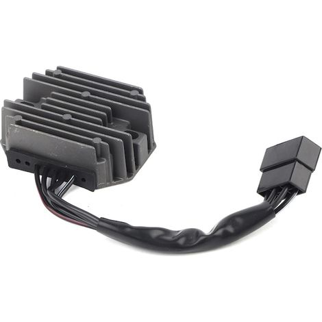 Régulateur de tension Bizaical pour moto, compatible avec Suzuki Burgman AN250 99-02 AN400 98-02, noir, dimensions 84 x 66 x 29 mm (1/5)