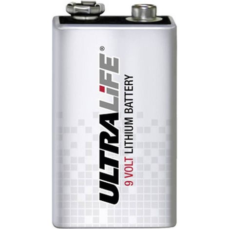 Pile lithium 9V 1200 mAh – 9VLJP – Non rechargeable – Longue durée pour appareils exigeants – Température de -20 à +60°C – Ultralife