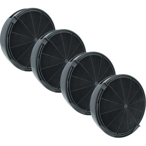 vhbw 4x Filtres à charbon actif remplacement pour Roblin 5403004, 5403009, 112.0158.515, 112.0181.109 pour hotte aspirante