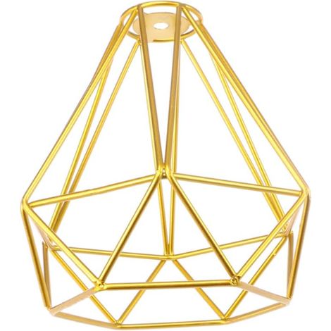 Abat-jour décoratif golden lustre lanterne néon bougeoir extérieur porte-lampe