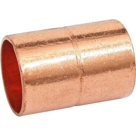 Raccord cuivre à souder - Manchon égal Ø10 mm (sachet de 10 pièces) (1/3)