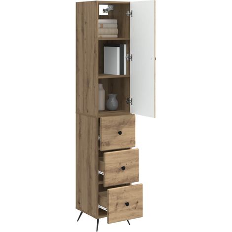 Set di armadi 2 pz Rovere Artigianale 34,5 x 34,5 x 90 cm DAS359892 (1/5)