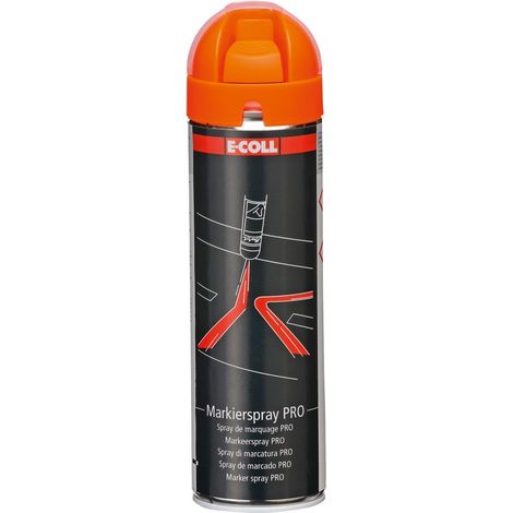 E-COLL PRO Markierspray orange, 500 ml Spraydose