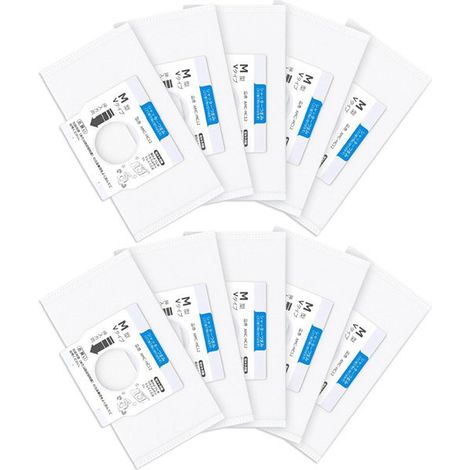 Compatible with Panasonic AMC-HC12 dust bags/vacuum cleaner accessories, 10-piece set of non-woven filter dust bags (1/4)