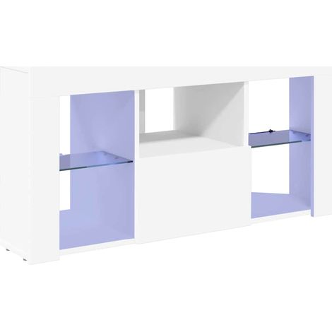 Maison Exclusive - Eck-LED-TV-Schrank Weiß 100 x 40 x 50 cm Holzw