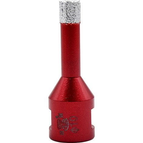 Foret diamanté avec filetage M14, foret à trous creux brasé haute performance pour carrelage/granit/marbre/porcelaine/verre/céramique (10 mm)