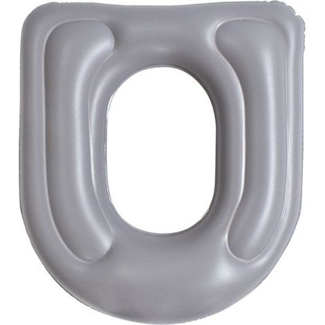 Coussin de siège de toilette gonflable avec ventouse, hauteur réglable, étanche, pour adultes, handicapés et seniors. (1/5)