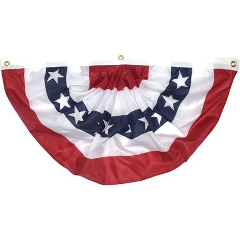 Poteau de Drapeau Américain Patriotique avec Fanion Étoiles et Bandes pour Décoration Extérieure (1/5)