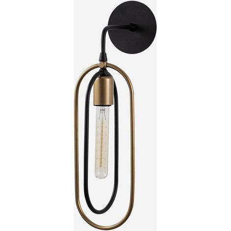 Moderne Wandlampe aus Metall, E27, Cerco