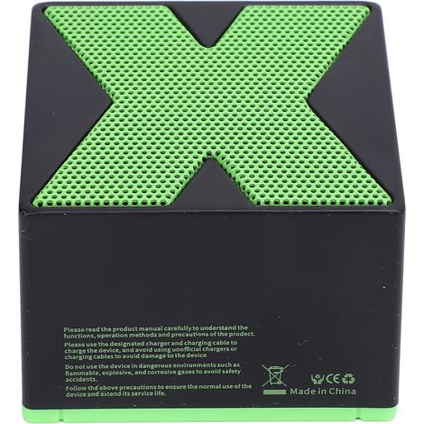 Mini enceinte Bluetooth de bureau, stéréo HiFi, sans fil et portable, pour hommes, femmes, garçons, filles et adolescents, résistante à l'eau IP54, noire. (1/5)