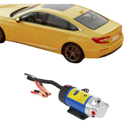 Pompe de transfert d'huile moteur, 100W, 12V, 6,3 pouces x 2,36 pouces x 2,75 pouces, Fonte à haute résistance, Convient à divers équipements mécaniques (1/5)