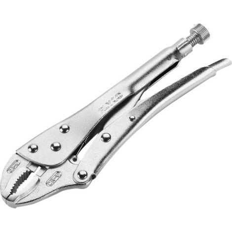 -CAHERSA- TENAZA GRIP CON BOCAS CURVAS CON CORTE ALYCO 109102