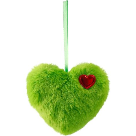 Ornement En Peluche Forme De Coeur - Boucle De Suspension En Ruban - Décoration Intérieure Et Événementiel - 1 Pièce (1/5)