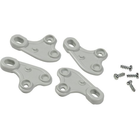 4 pattes de fixation - pour boite plastique thalassa - schneider electric nsyaeftb (1/3)