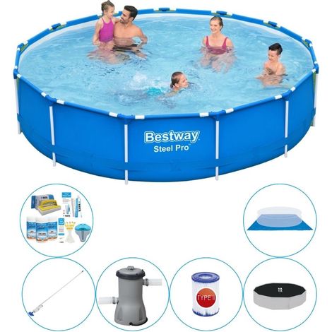Bestway Bestway Steel Pro Ronde - 396x84 cm - 7-pièces S21612