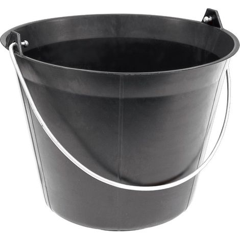 Schwarzer Kunststoffeimer 11 L MOB GROUPE - 341000