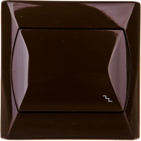 Interruptor de escalera marr贸n de acento 艁P-3A/24