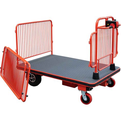 Schefer Plattformwagen elektrisch PFWE Premium Tragkraft 400kg Plattformgröße 1280x910 mm